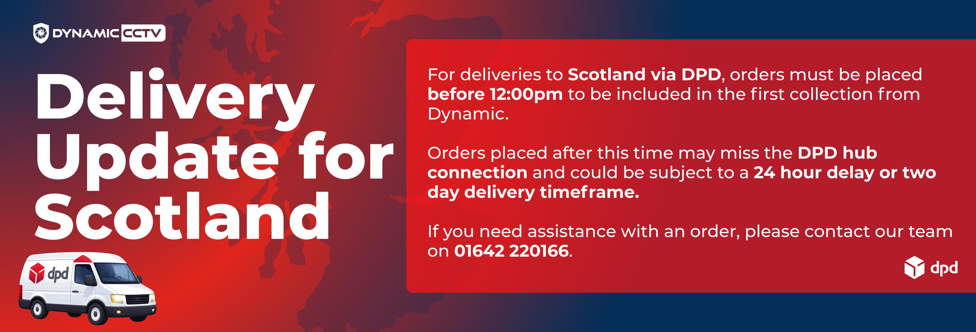 Important Scotland Delivery Notice